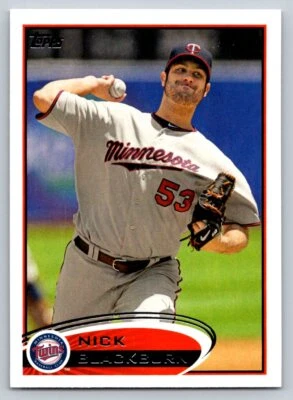 2012 Topps #316 Nick Blackburn Minnesota Twins - Image 1 of 2