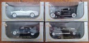 Lot of 4 Signature Models 1/32 Cars - NIB - Lebaron, Cadillac Series 62, Skylark - Picture 1 of 11
