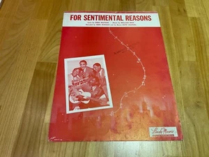 Deek Watson and Brown dots - for sentimental reasons sheet music do wop - Picture 1 of 3