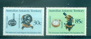 Territorio Antartico Australiano 1984 - Y & T n. 61/62 - Polo magnetico Sud (Mic - Imagen 1 de 1