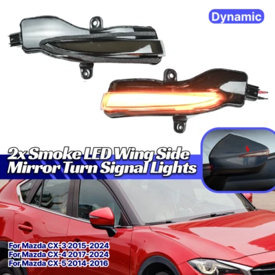 Mirror Turn Signal Exterior Mirror Indicator For Mazda CX-3 15-24 CX-4 17-24 CX-5 14-16 - Image 1 of 4
