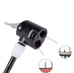 2 Pack Bicycle Bike Tyre Tube Presta Schrader Dual Head Air Pump Valve A508 - Picture 1 of 2