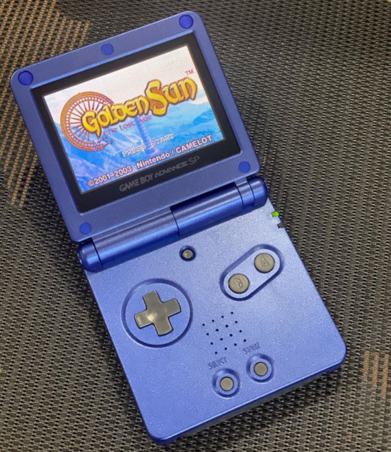 任天堂Game Boy Advance SP 蓝色视频游戏机| eBay