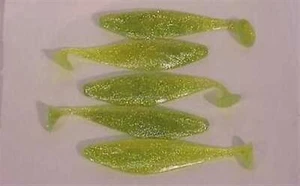 Sea Striker Got-Cha 6" Sombra Chartreuse Plateada Flake 5ea - Imagen 1 de 1
