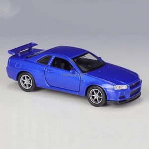 1/36 Nissan Skyline GT-R R34 Model Car Diecast Toy Vehicle Boys Toys Kids Gifts - Picture 1 of 7