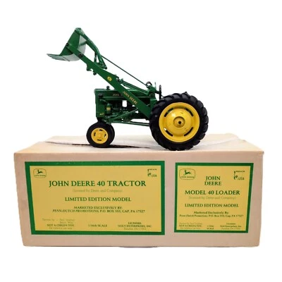 1/16 John Deere 420-T Model 40 Loader Limited Edition By Paul Stephan - Image 1 of 4