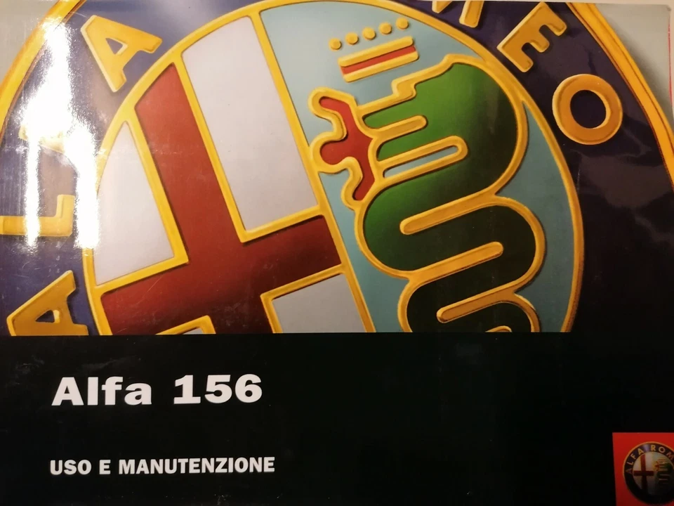 Alfa Romeo 156 2003 libretto istruzioni manuale uso e manutenzione - Immagine 1 di 1