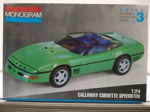 Monogram #2958 Callaway Corvette Speedster 1/24 Scale Plastic Model Kit - Picture 1 of 1