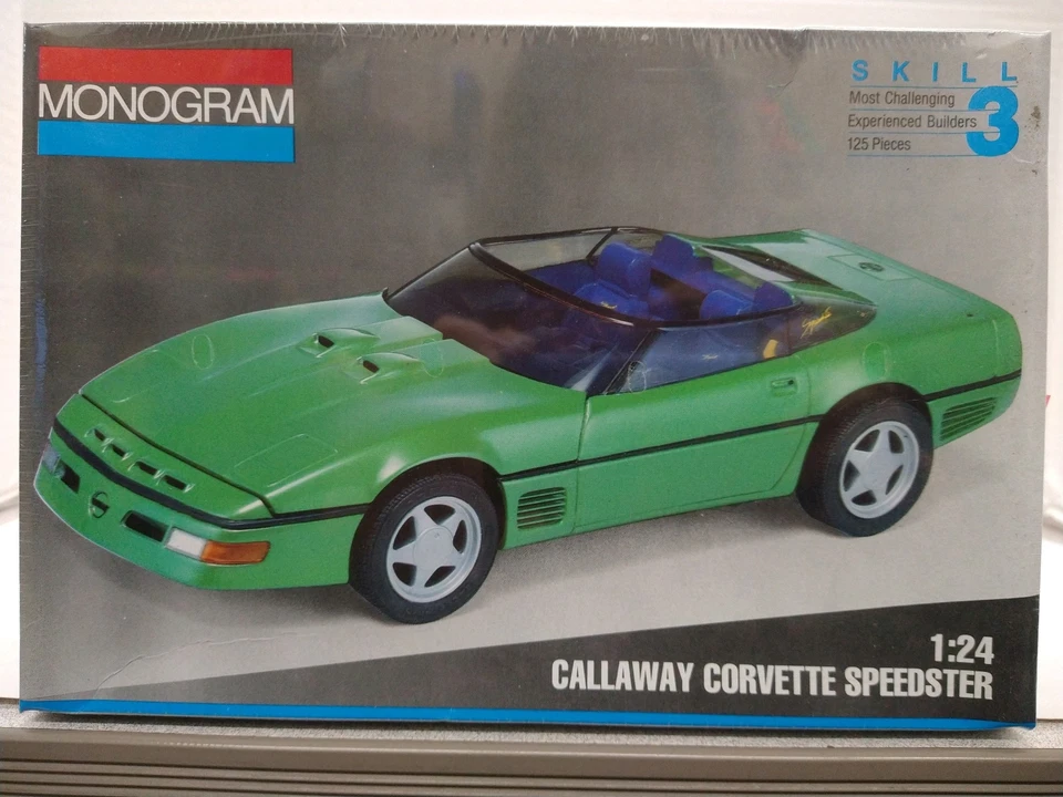 Monogram #2958 Callaway Corvette Speedster 1/24 Scale Plastic Model Kit - Image 1 of 1