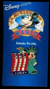 Pin de Disney 12544 de 12 meses de calendario mágico julio 2002 - Imagen 1 de 1