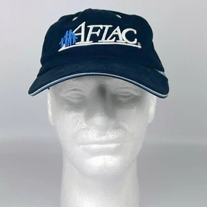 AFLAC Baseball Cap Mütze Einheitsgröße verstellbar blau mit Entenlogo auf der Rückseite - Bild 1 von 11