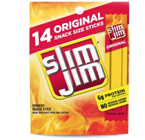 Smoked Meat Sticks, Original Flavor, 6G Protein per Serving, Snack Size, Easter - Picture 1 of 7