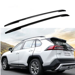 2Pcs Fits for RAV4 RAV-4 2019-2022 Aluminum Roof Rail Rack Side Rail Bar - Imagen 1 de 4