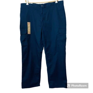Genuine Dickies Cargo Pants Mens 44x32 Relaxed Fit Straight Leg Flat Front Flex - Picture 1 of 9