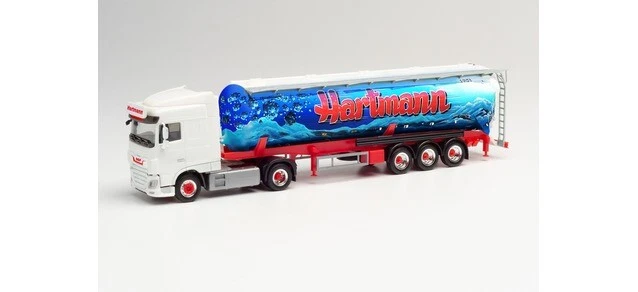 Herpa 312820 - 1/87 DAF XF Sc Silo Semirimorchio " Hartmann " ( NRW / Bestwig) - Immagine 1 di 1