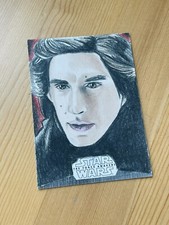 2015 Topps Star Wars The Force Awakens Kylo Ren Official Sketch Card 1/1 NM