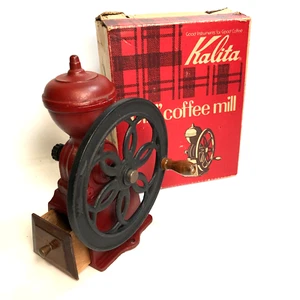 Manual coffee mill, Kalita, vintage, coffee, cast iron, retro, antique, Japan - Picture 1 of 12