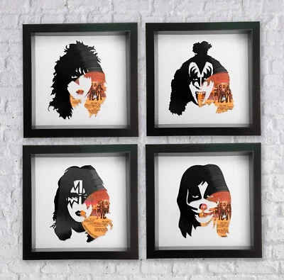Classic Kiss Framed Vinyl Art Collection - Limited Edition - Kiss Alive II 1977 - Image 1 of 4