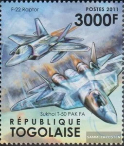 Togo 4392 (compleet Kwestie) postfris MNH 2012 Jagdflugzeuge - Bild 1 von 1