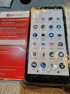 AT&T Calypso, 16GB, Chameleon Blue - Prepaid Smartphone - Afbeelding 1 van 4