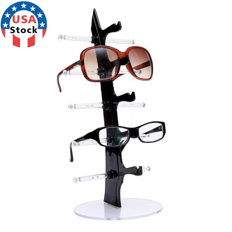 Eyeglasses Sunglasses Glasses 5 Layers Show Stand Holder Frame Display Rack US