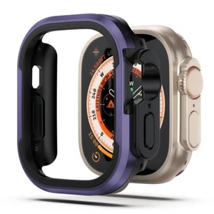 Aluminiumlegierung Hülle für Apple Watch Ultra2 Case Gummi Schutzrahmen - Bild 1 von 9