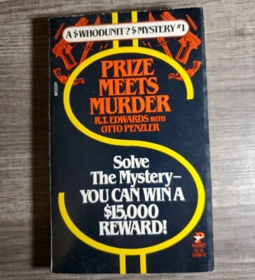 Prize Meets Murder #1 ~ Penzler & Edwards 1984 Vintage Paperback First  - Изображение 1 из 4