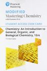 Modified Mastering Chemistry eText Access Code General Organic 13th Timberlake