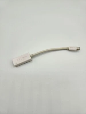 Belkin Mini DP DisplayPort to HDMI Adapter - White (Used / Working) Apple  - Image 1 of 2