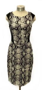 Weston Wear Snakeskin Print Bodycon Dress Size Small - Picture 1 of 5