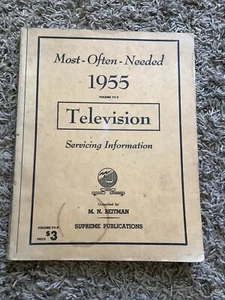 1955 Television Service Information Manual - Picture 1 of 4