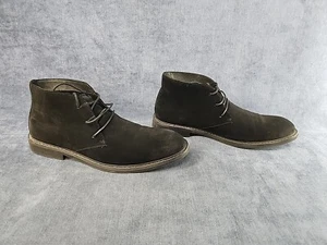 Kenneth Cole New York Black Suede Chukka Boots Size 11.5 u-14E - Picture 1 of 8