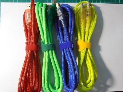 Data transfer shield CABLE with LED USB2.0 Type A to Type B  200cm   - Image 1 of 4