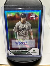 DAVID MCCABE 2023 Topps Pro Debut BLUE FOIL AUTO #'d 002/150 Braves