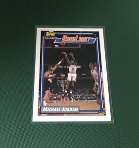 Michael Jordan 1992/93 Topps (1991/92 Highlight) #3  *RARE*
