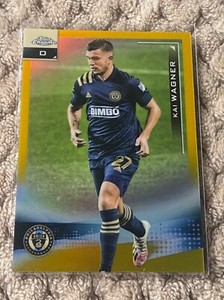 2021 Topps Chrome MLS Gold Refractor /50 Kai Wagner #153 Rookie RC