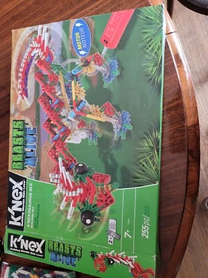 New K'NEX K'NEXOSAURUS REX Building SET with Motor 255 piece DINOSAUR Kit  NIB - Image 1 of 4