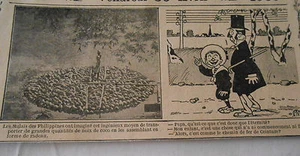 Transportmittel Kokosnuss durch die Malaien Philippinen Image Print 1909 - Bild 1 von 1