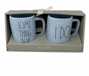 Set Tazza Rae Dunn Matrimonio I Do Qualcosa Blu Regalo Fidanzamento Estivo Sposa Unica - Foto 1 di 6
