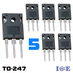5pcs IRFP460 IRF460 Power MOSFET N-Channel Transistor IRFP460n 20A 500V TO-247 - Picture 1 of 9