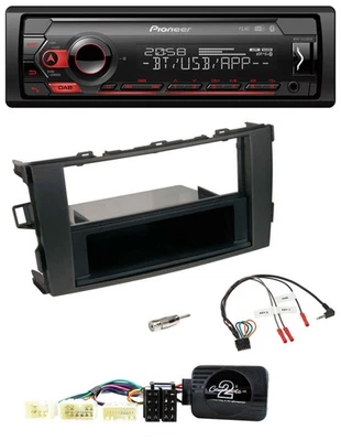 Pioneer Lenkrad USB DAB Bluetooth Autoradio für Toyota Auris 2007-2011 schwarz - Bild 1 von 4
