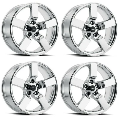 Juego 4 Llantas 20" Voxx Réplica LGHTN Cromadas 20x9 5x135 8mm Foto 1 de 4