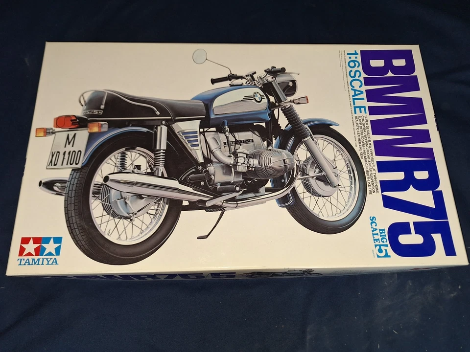  Motorrad 1:6 BMW R75 Tamiya Modellbausatz wie neu - Bild 1 von 3