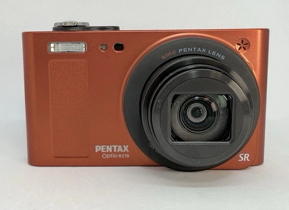 Cámara digital compacta PENTAX OPTIO RZ18 naranja metálico 16,0 MP de Japón Foto 1 de 4