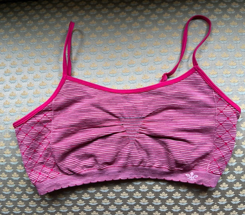 Sujetador deportivo Lily Of France reversible con correas ajustables rosa fucsia L XL Foto 1 de 4