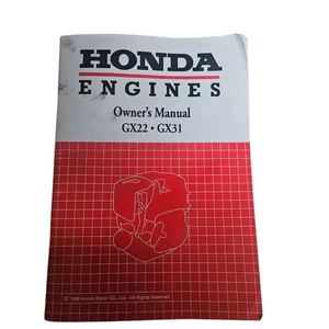 Honda Engines GX22-GX31 Owner's Manual 1999 - Picture 1 of 3
