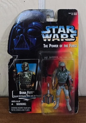 Figura de acción Star Wars Power of the Force 2 Boba Fett círculo completo mano izquierda .01 Foto 1 de 4