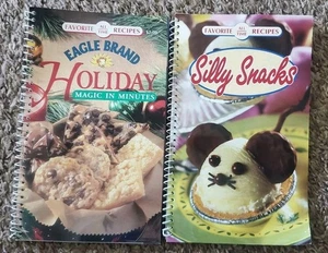Favorite All Time Recipes Lot Of 2 Cookbooks Silly Snacks & Eagle Brand Holiday - Picture 1 of 6