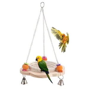 Hängemattenspielzeug Von Vogelkörpern Lustiges Papageien-Schaukelspielzeug - Bild 1 von 11