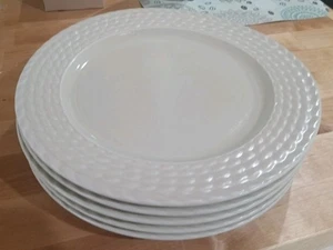 Wedgwood Stone Harbor Sand 9 5/8" Mittagessen Salat Teller 5er Set ** 1998 Japan - Bild 1 von 7